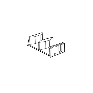 Bottom Guide, 5/8 Opening - Nylon - Shower Door- 2 Pack